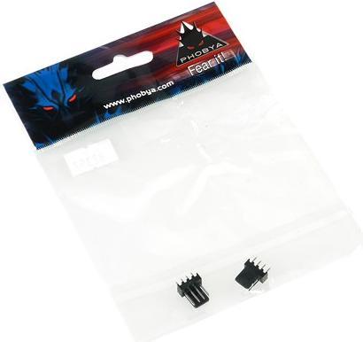 Immagine prodotto Phobya Connettore di alimentazione del ventilatore 4Pin PWM maschio, 2 pezzi