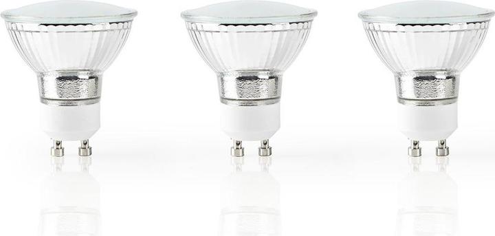 Produktbild Nedis SmartLife-LED-Glühbirne | Wi-Fi | GU10 | 330 lm | 5 W | Warmweiss | 2700 K | Energieklasse: A+ (GU10, 5 W, 330 lm, 3 x, G)