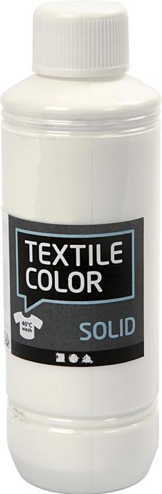 Creativ Company Dekkende Textielverf - Wit, 250ml (Bianco, 250 ml)
