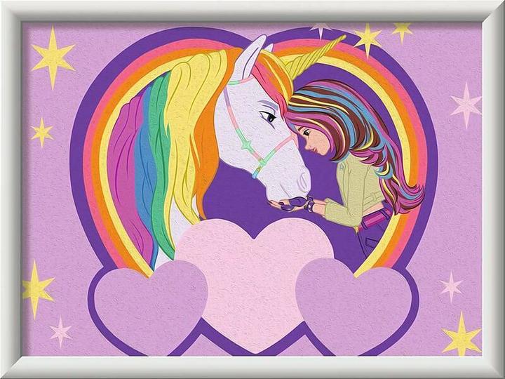 Actual product image Ravensburger CreArt, Malen nach Zahlen Kinder - Unicorn Academy - Sophia & Wildstar