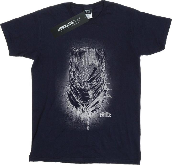 Jungen Black Panther Spray Headshot TShirt (152, 158)