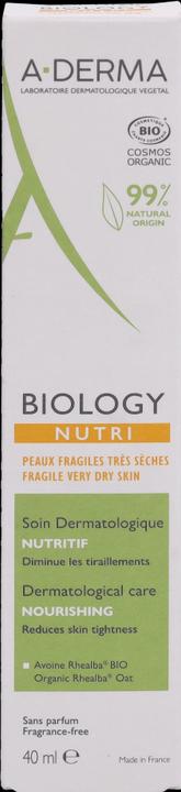 Produktbild A-Derma BIOLOGY Nutritive Creme Creme (40 ml, 24h Creme)