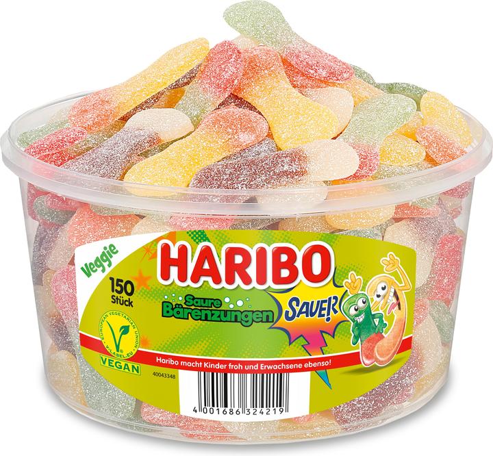 Produktbild Haribo Saure Bärenzungen (1 Stk., 1350 g)