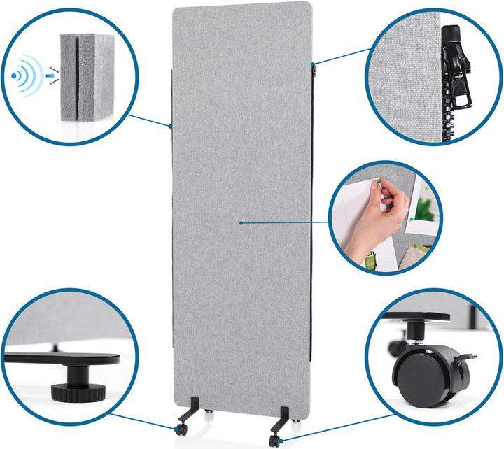 Immagine prodotto Hjh Office Flexmiut (177 x 60 x 35 cm)