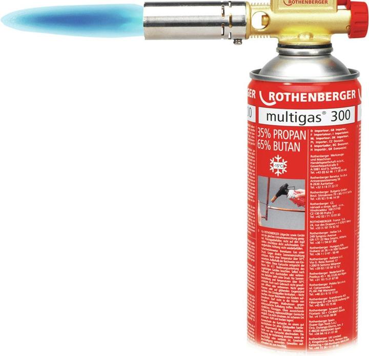 Produktbild Rothenberger EASY FIRE-Brenner mit MULTIGAS300-Gas