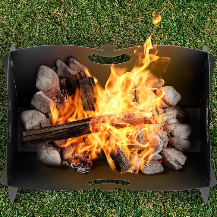 Actual product image Uniprodo Feuerschale Feuerkorb Garten-Feuerkorb Garten-Feuerschale Feuerstelle zusammensteckbar (30 cm)