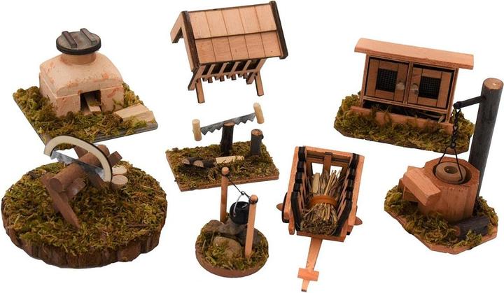 Produktbild Geschenkestadl 8-teiliges Krippenzubehör