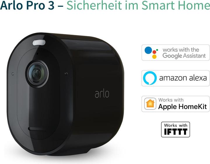 Produktbild Arlo Pro 3 VMS4440B 4er Set (2560 x 1440 Pixels)