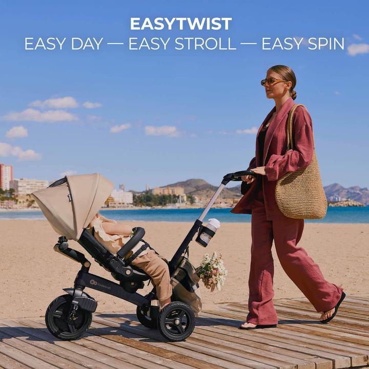 Produktbild KinderKraft EasyTwist Platinum grau