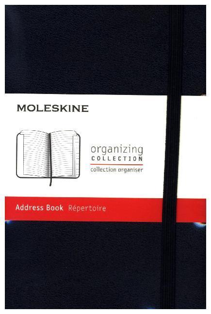 Image du produit Moleskine Carnet d'adresses doublé, couverture rigide (A6, À rayures, Couverture rigide)