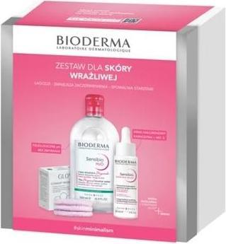 Image du produit Bioderma Sensibio Christmas Set 2024 - H2o 500 Ml, Defensive Serum 30 Ml, 3 Glov Pads réutilisables (Set soin du visage)