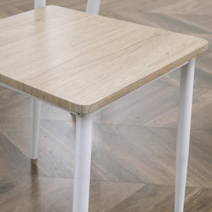 Produktbild Homcom Esstischgruppe als 3-teiliges Set (70 x 76 cm)