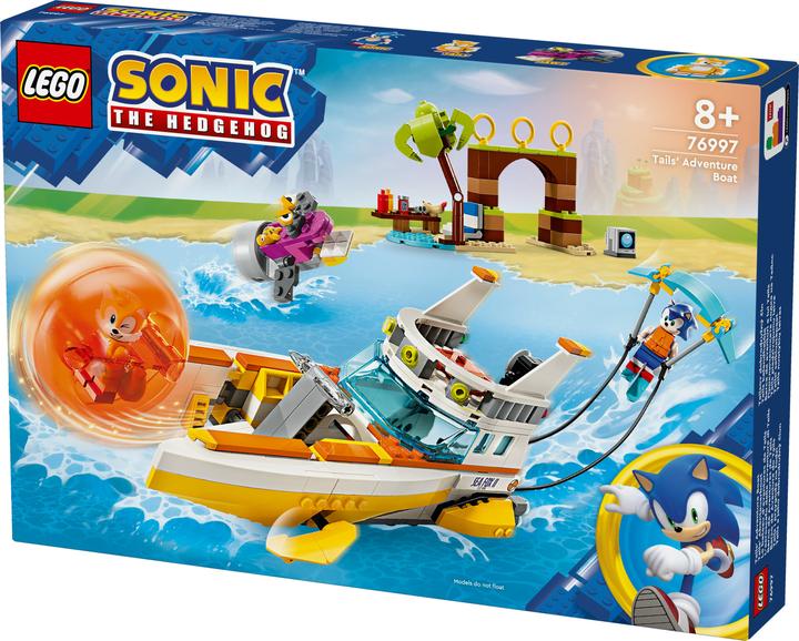 Image du produit LEGO Bateau d'aventure de Tails (76997, LEGO Sonic)