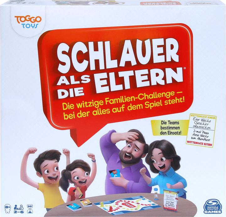 Produktbild Spin Master Games - Schlauer als die Eltern, spassiges Quiz- und Actionspiel, bei dem Kinder gegen Eltern (Deutsch)