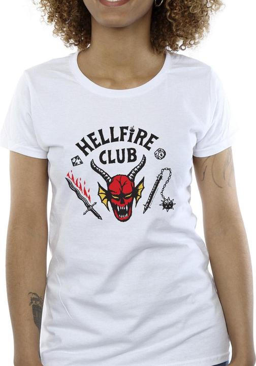 Immagine prodotto Netflix Stranger Things Hellfire Club Maglietta Donna (M)