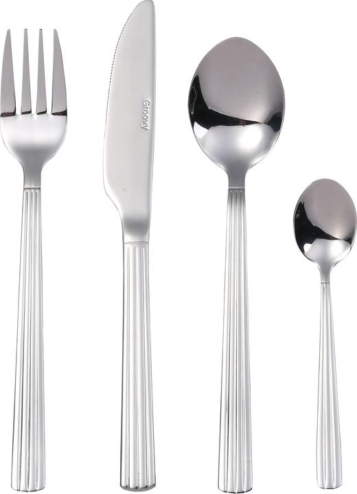 Produktbild Aida Groovy cutlery mirror - 48 pcs - giftbox (66493) (48 Stück, Besteck Set)