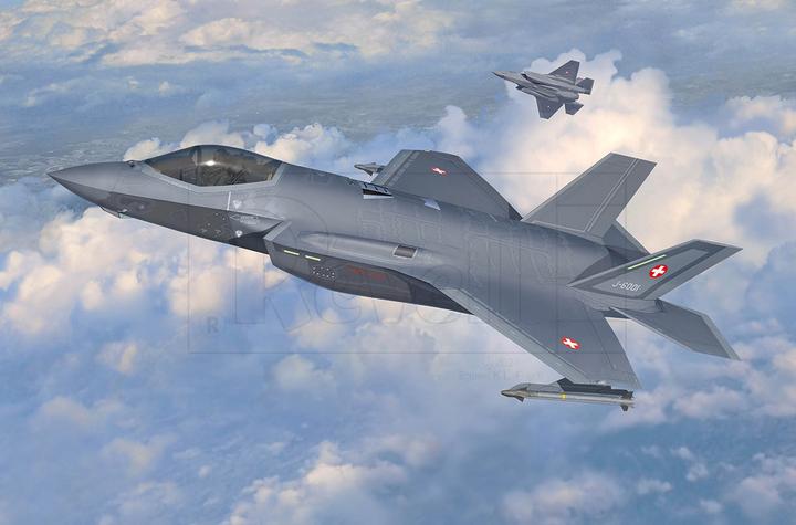 Actual product image Revell Lockheed Martin F-35A Lightning II Swiss Air Force