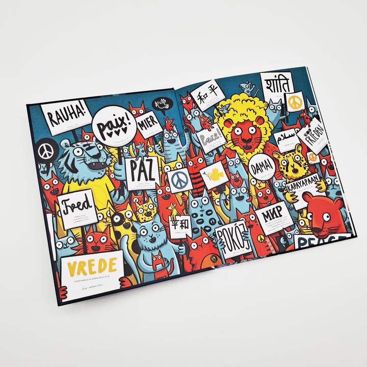 Actual product image Das Friedenstier – Mit Stift und Flügeln für den Frieden (German, Sabine Wreath, Merle Goll, Friederike Ablang, 2025)
