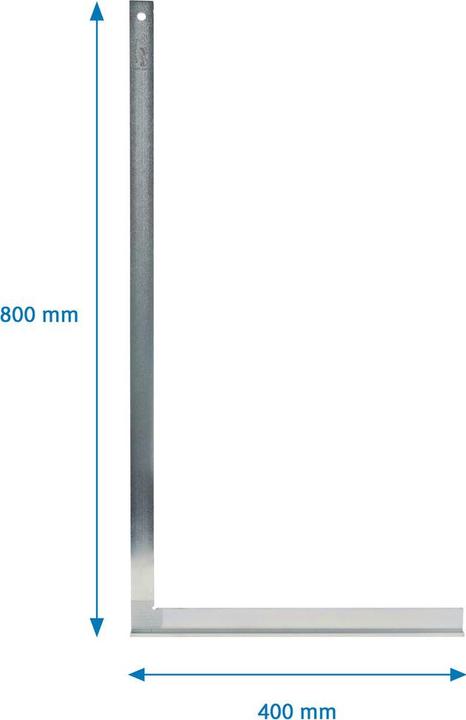 Produktbild Dönges Schlosserwinkel mit Anschlag, 800 x 430 mm