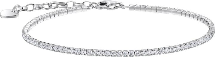 Thomas Sabo Tennisarmband mit kleinen, weissen Steinen (16 cm, 925er Silber)