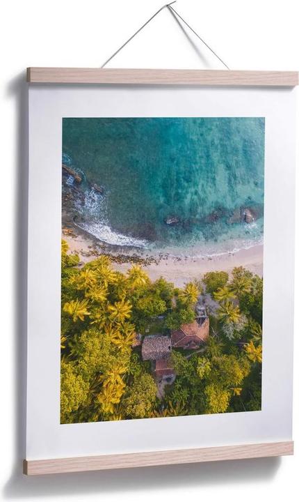 Immagine prodotto Trenddeko La vista dall'alto: La casa sul mare (30 x 40 cm)