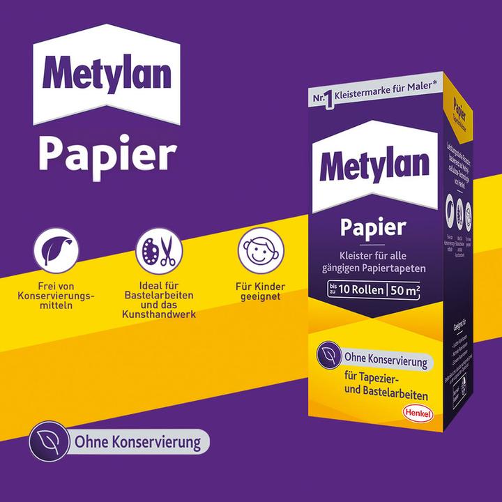 Image du produit Metylan Colle à papier peint (125 g, 1000 ml)
