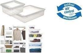 Produktbild keeeper 1058000100000 Aufbewahrungsbox Rechteckig Polypropylen (PP) Transparent (33.5 x 39 x 32 cm, 30 l)