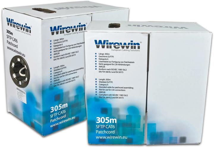 Produktbild Wirewin Patchkabel (S/FTP, CAT6, 305 m)