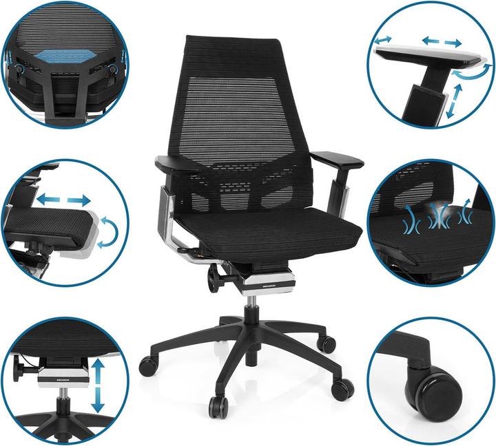 Image du produit Hjh Office GENIDIA SMART BLACK CM