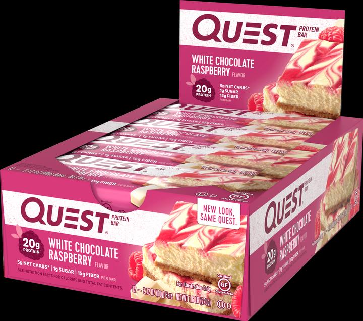Produktbild Quest Bar (Himbeere, 12 Stk., 720 g)
