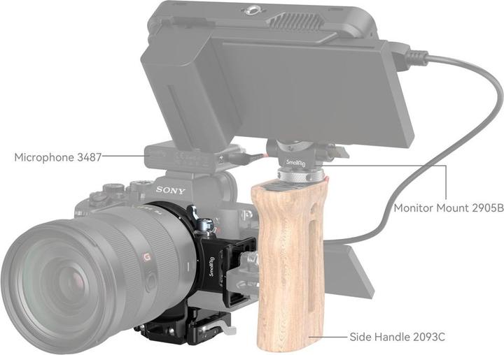 Actual product image SmallRig Rotatable Horizontal-to-Vertical Mount Plate Kit for Sony FX Series