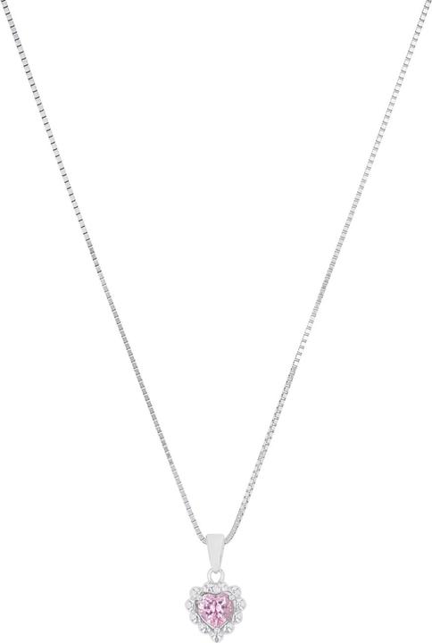 Actual product image zz_ArchivedByPCD_Amor Schmuck_zu_Amor Amor Halsschmuck für Damen, 925 Sterling Silber, Zirkonia synth. | Herz (Silver 925)