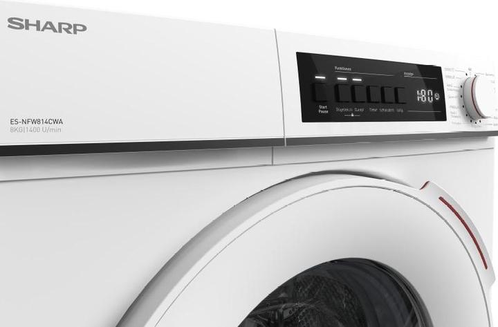Produktbild Sharp ES-NFW814CWA-DE (8 kg, Links)