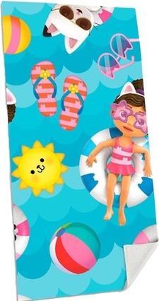 Actual product image Kids Licensing Gabbys Dollhouse Badetuch (70 x 140 cm)