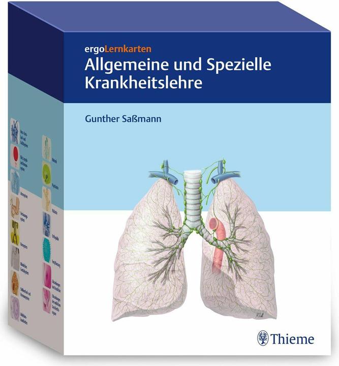 Actual product image ergoLernkarten Allgemeine und Spezielle Krankheitslehre (German, Gunther Sassmann, 2024)