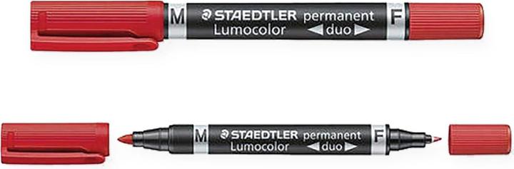 Actual product image Staedtler Lumocolor DUO 348 (Red, 0.60 mm, 10 x)