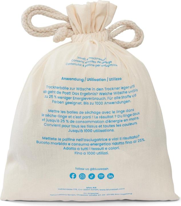 Actual product image bluu Trocknerbälle