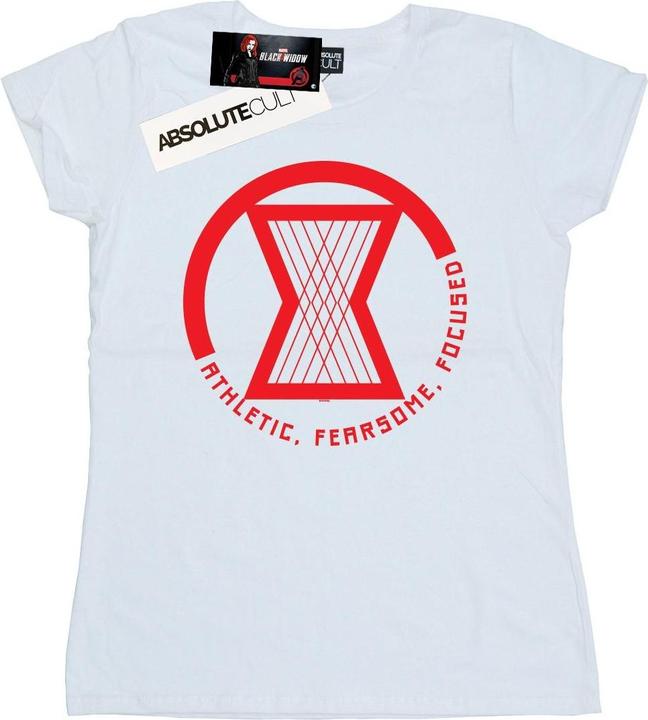 Black Widow Film Athletic Logo Baumwolle TShirt (XXL)
