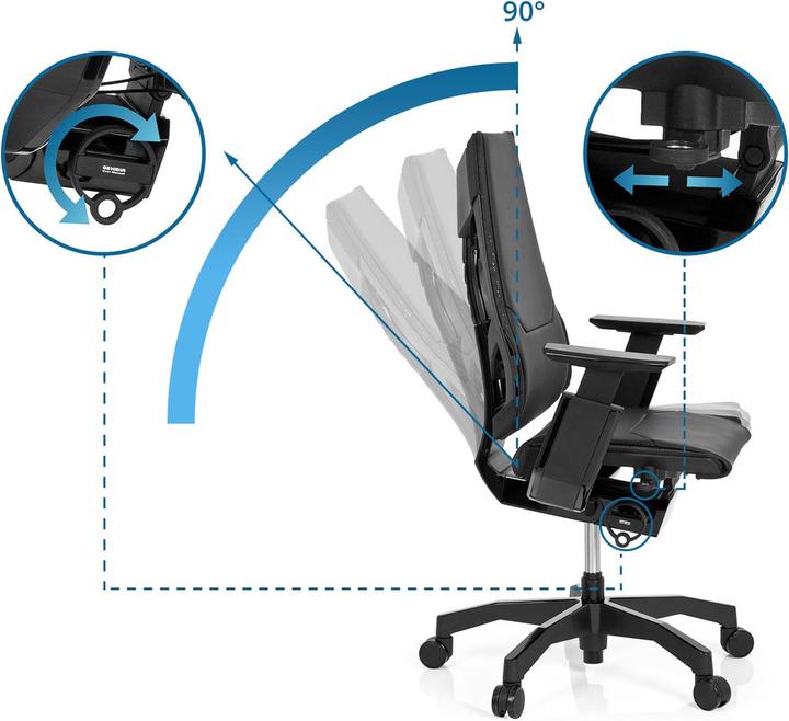 Actual product image Hjh Office GENIDIA BLACK