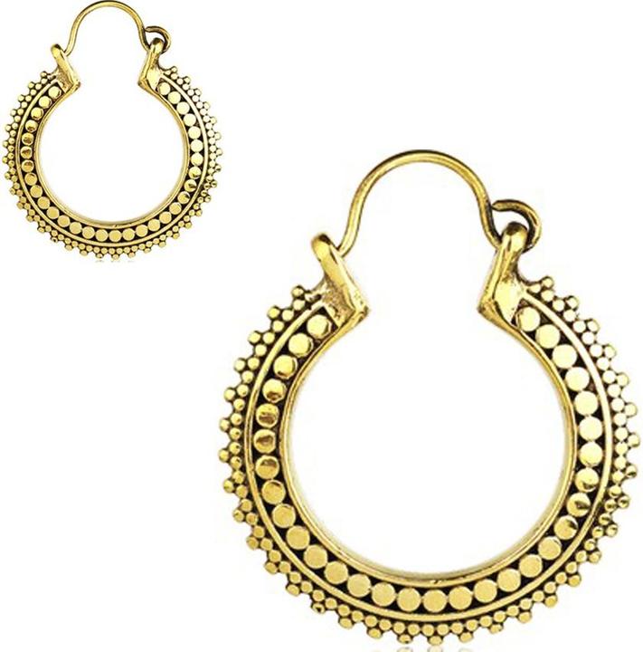 Image du produit Star Piercing Ohrring vergoldet Maya Creole (Laiton)