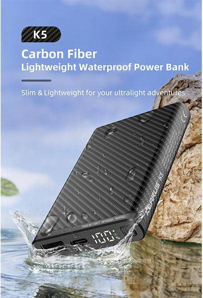 Produktbild Klarus K5 - Wasserdichte Ultralight Powerbank (10000 mAh, 22.50 W, 38.50 Wh)