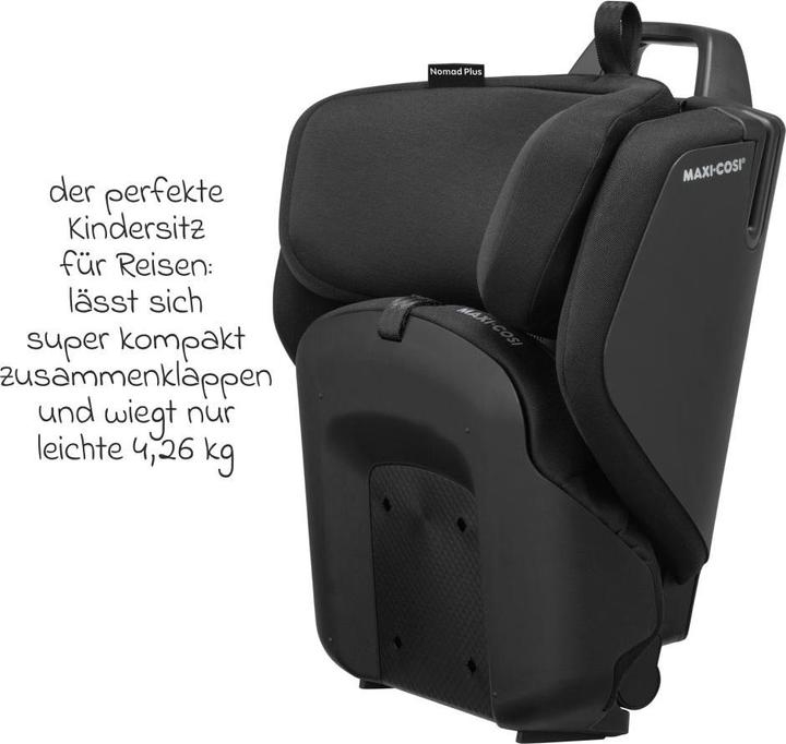 Actual product image Maxi-Cosi MC Nomad Plus authentic.black (Child seat, ECE R129/i-Size Standard)