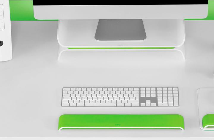 Actual product image Leitz Wrist rest WOW 65230054 white/green