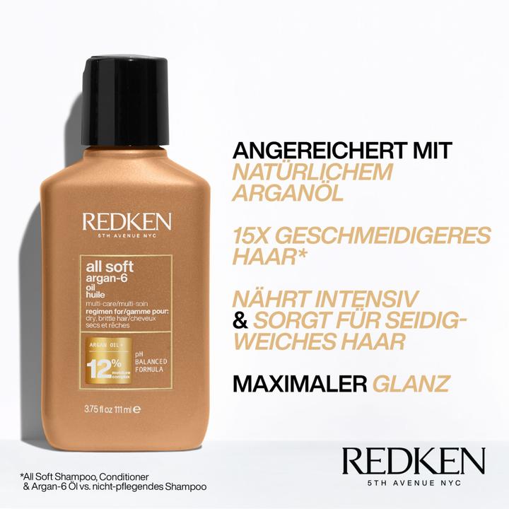 Image du produit Redken Huile All Soft Argan-6 (90 ml)