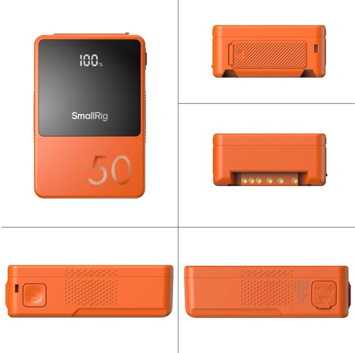 Produktbild SmallRig VB50 mini V Mount Batteryï¼Orangeï¼4871 (Kamera Akku)