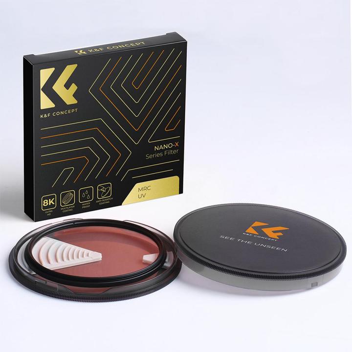 Produktbild K&F Concept 112MM MCUV Protection Filter with 28 Multi-Layer Green Coatings HD Waterproof Scratch Resistant (Nan (UV-Filter, 112 mm)