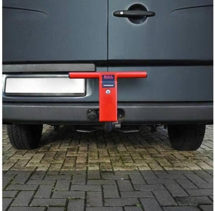 Actual product image Matador Load compartment lock Bull-Lock 2 Steel, powder-coated L410xW100xH260mm Weight 4.7 kg red