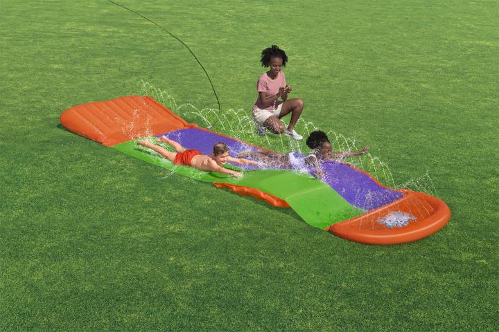 Image du produit Bestway H2OGO! Tapis de glisse 2 pistes SplashCoaster 4,88 m (4.70 m)