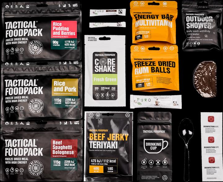 Actual product image Tactical Foodpack 3 Meal Ration Hotel (737 g)