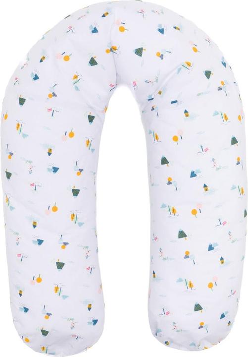 Actual product image Fillikid Nursing Pillow Village white 190c (190 cm)